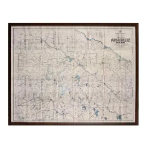 Algonquin Map Wall Art