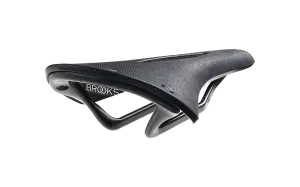 Brooks England C13 Carved Saddle - Black