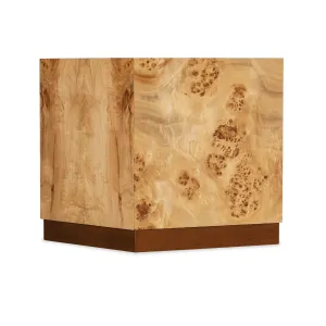 Burl Wood Side Table