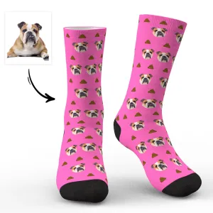 Custom Face Socks Personalized Dog Photo Socks