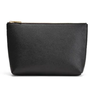 Medium Leather Zipper Pouch