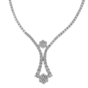 Necklace in 18k Gold with Diamonds