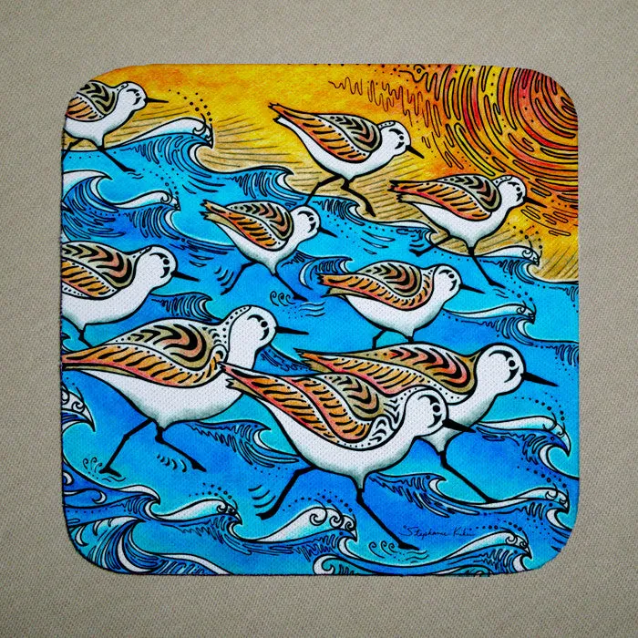 Sanderling Dance Coaster