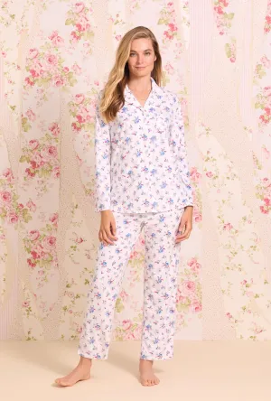 Winter Floral Cozy Fleece Classic Pajama